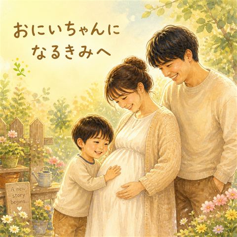 できあがる絵本のイラスト（表紙）