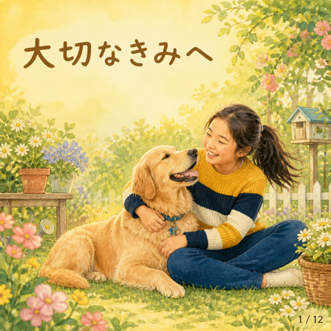 大切なきみへ：ペットと過ごした日々を絵本に
