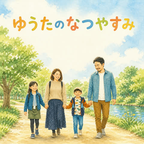 できあがる絵本の表紙イラスト